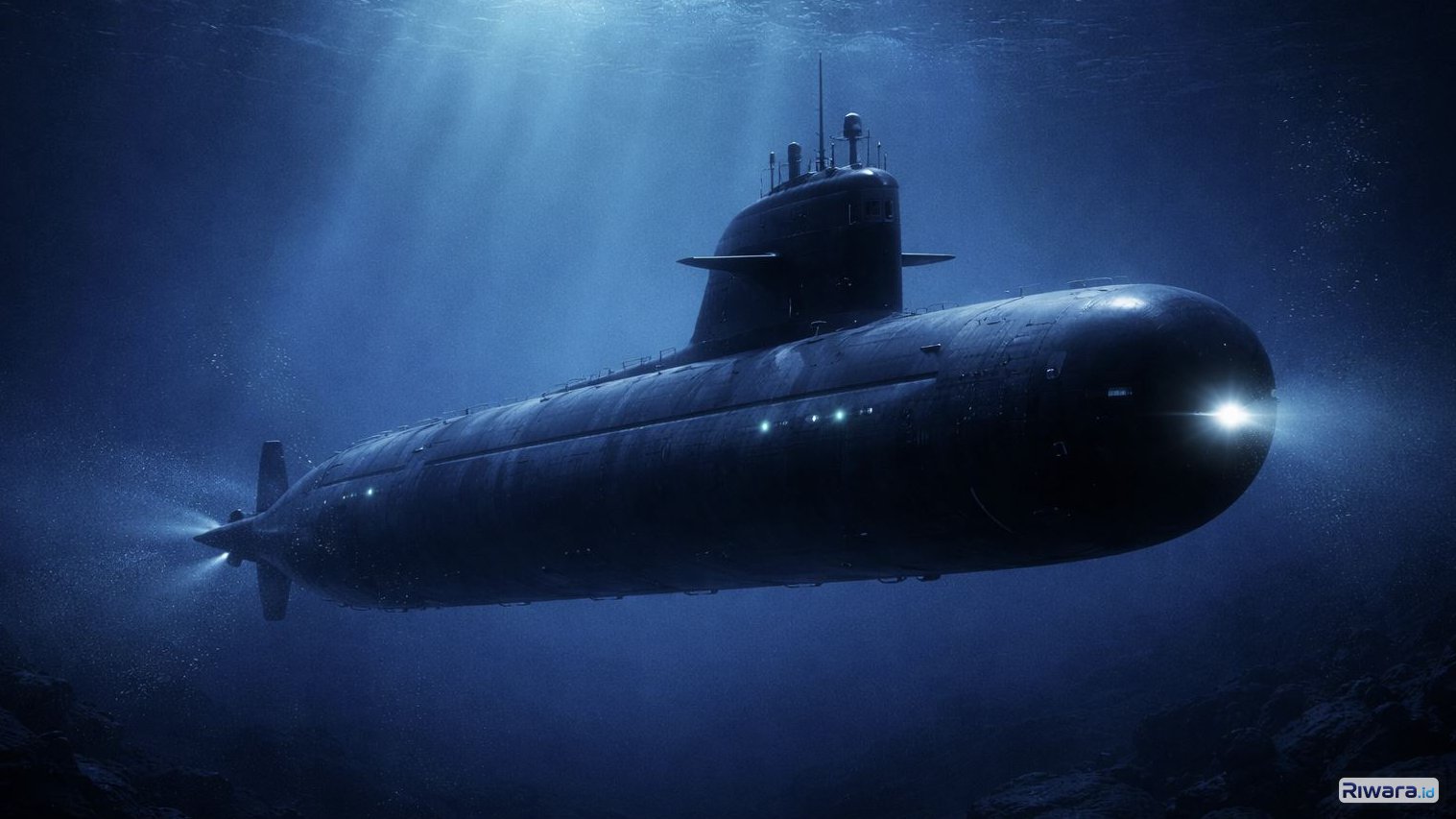 Ilustrasi kapal selam ScorpeneEvolved dibuat dengan bantuan Chat GPT